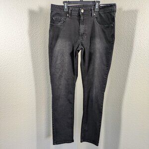Buffalo David Bitton Axel-X Slim Stretch Jeans, 34 x 32 Black